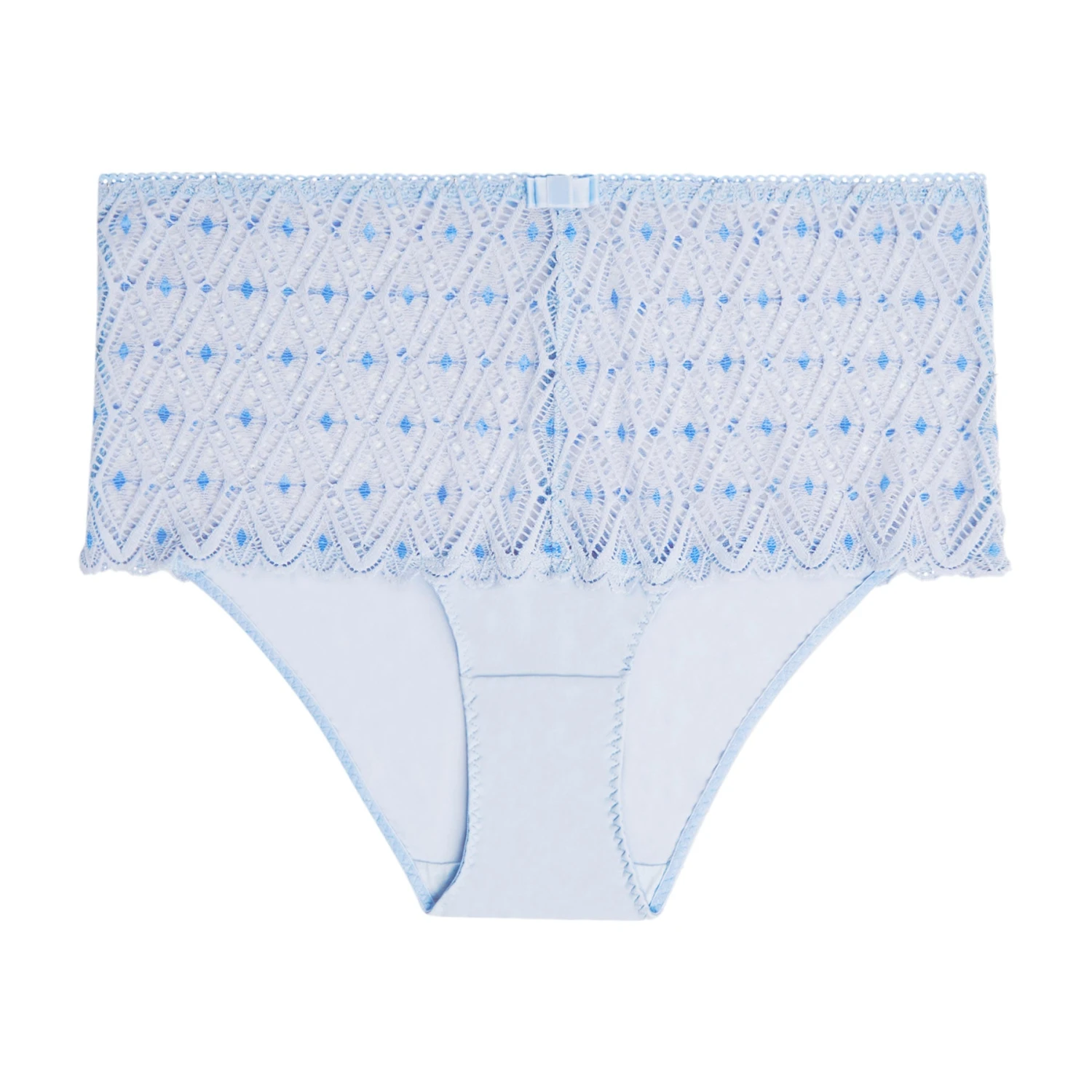 Culotte Haute Bleu Tendre AMELIA 1 Culotte Haute Bleu Tendre AMELIA