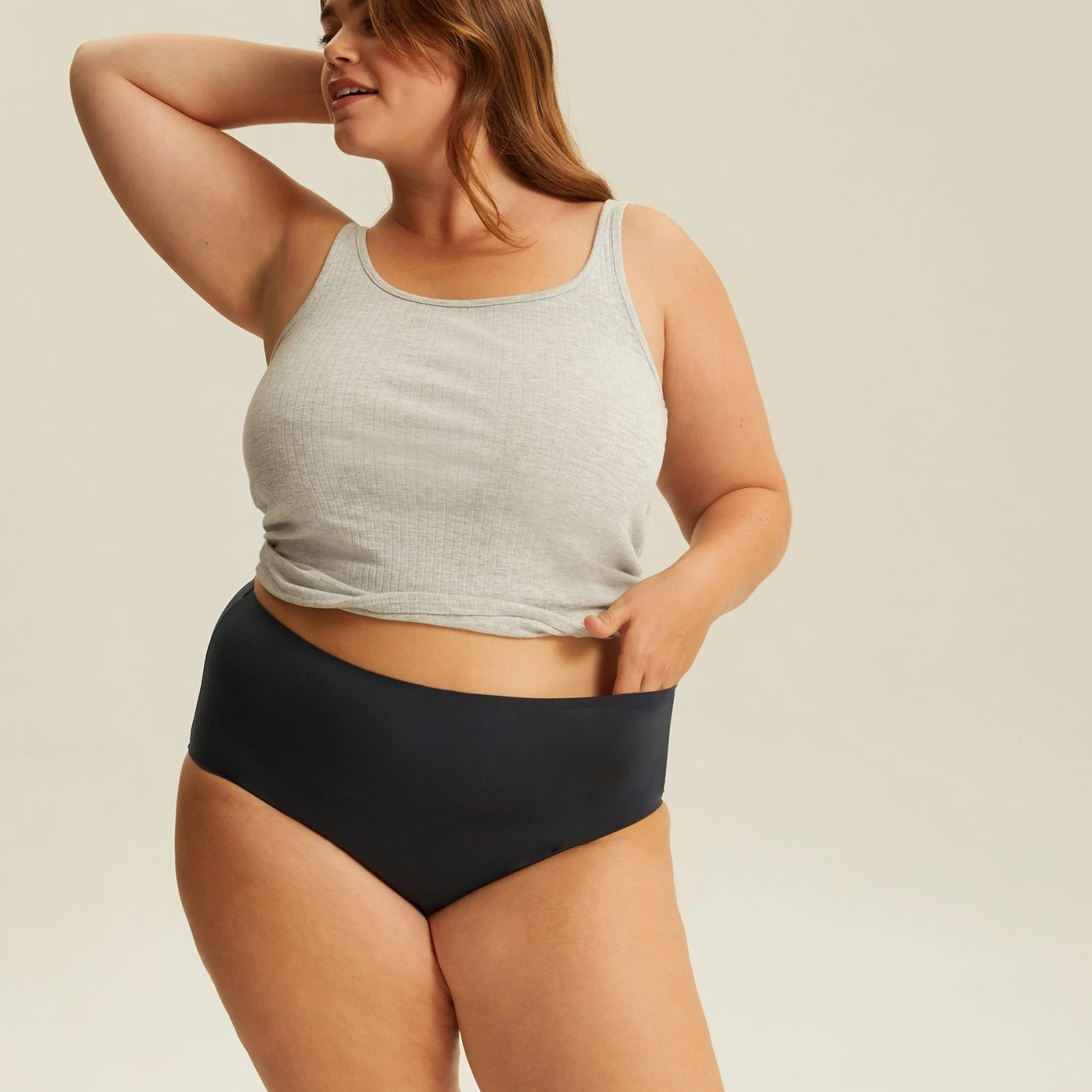 Culotte Très Haute One Size Noir JUST ONE MICRO 4 Culotte Très Haute One Size Noir JUST ONE MICRO – Image 4