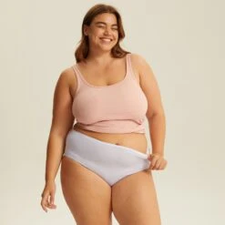 Culotte Très Haute One Size Star White JUST ONE COTON -Magasin De Lingerie De Mode BL04601 016 WEB 3