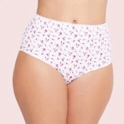 Panty Blanc Best Cotton Print -Magasin De Lingerie De Mode BL05221 9A0 WEB 1