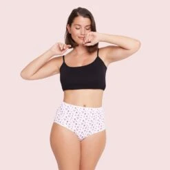 Panty Blanc Best Cotton Print -Magasin De Lingerie De Mode BL05221 9A0 WEB 3