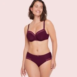 Boxer Cassis Sydney Pure -Magasin De Lingerie De Mode BL07563 08B WEB 3