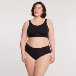 Soutien-gorge Sans Armatures Noir Just Essential -Magasin De Lingerie De Mode BL10802 030 WEB 3