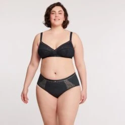 Soutien-gorge Sans Armatures Noir Just Couture -Magasin De Lingerie De Mode BL11488 030 WEB 3