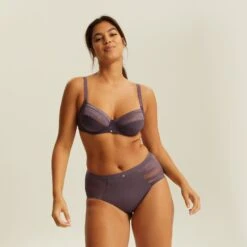 Soutien-gorge Emboîtant Avec Armatures Gris Couture JUST LIFT -Magasin De Lingerie De Mode BL14498 098 WEB 3