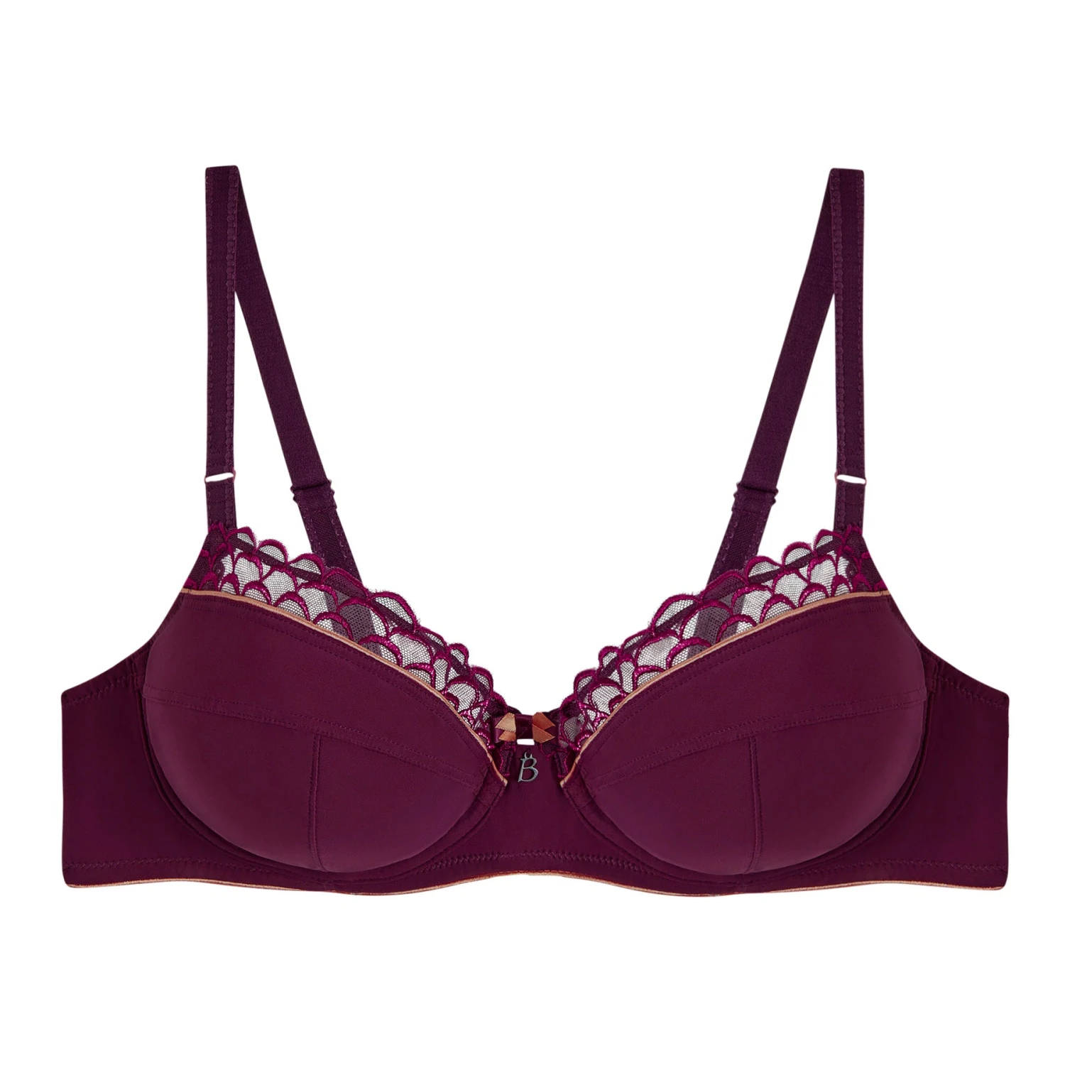 Soutien-gorge Emboîtant Avec Armatures Cassis Sydney Pure 1 Soutien-gorge Emboîtant Avec Armatures Cassis Sydney Pure