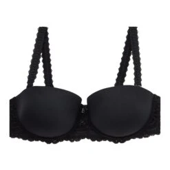 Soutien-gorge Bandeau Avec Armatures Black Pampelune